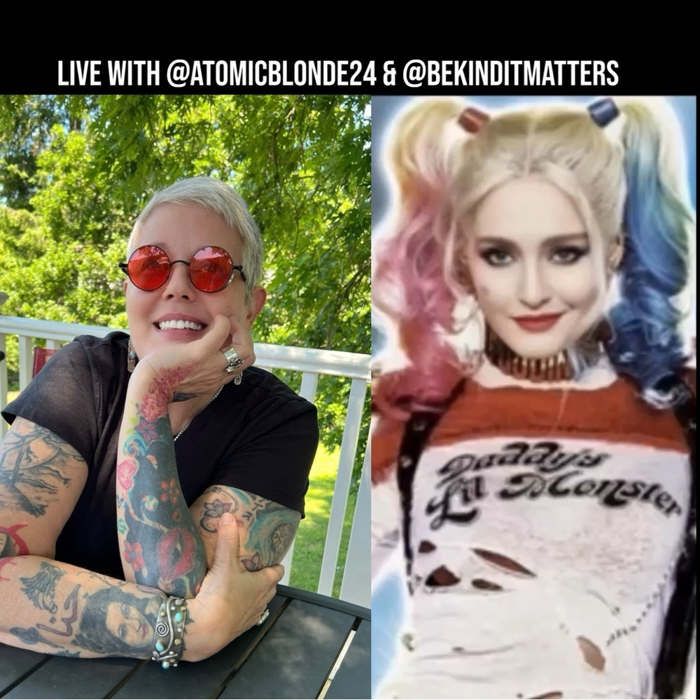 ATOMICBLONDE24 & BEKINDITMATTERS LIVE!